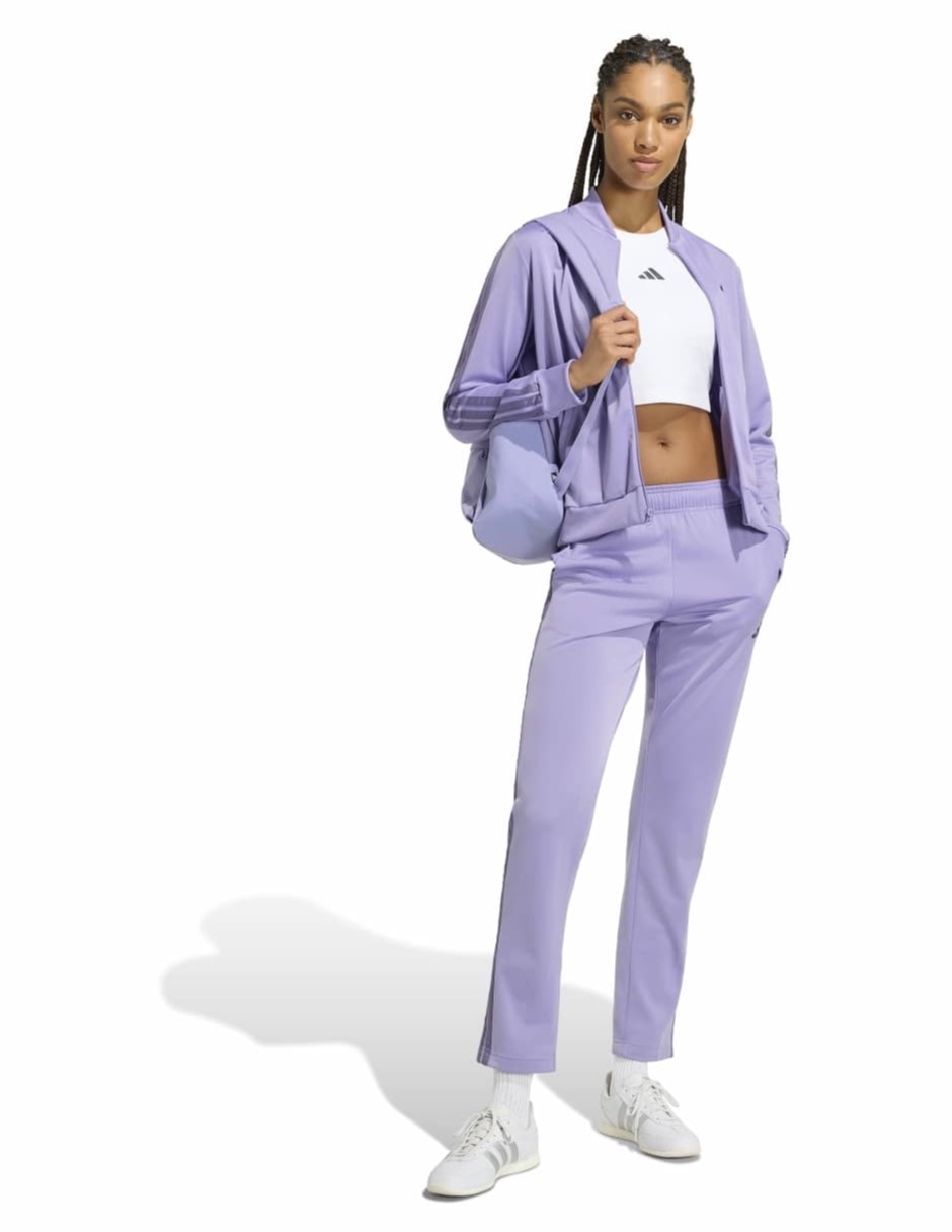 Conjunto deportivo adidas con elástico para mujer